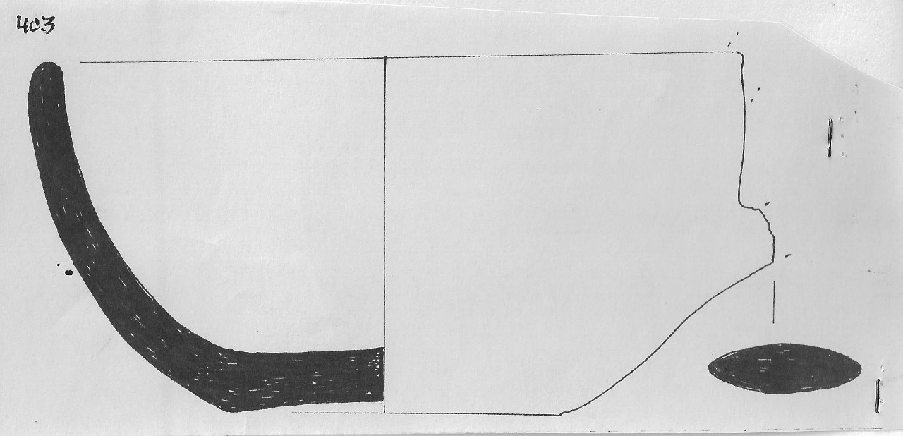 tazza - Facies Terramara (Età del bronzo)