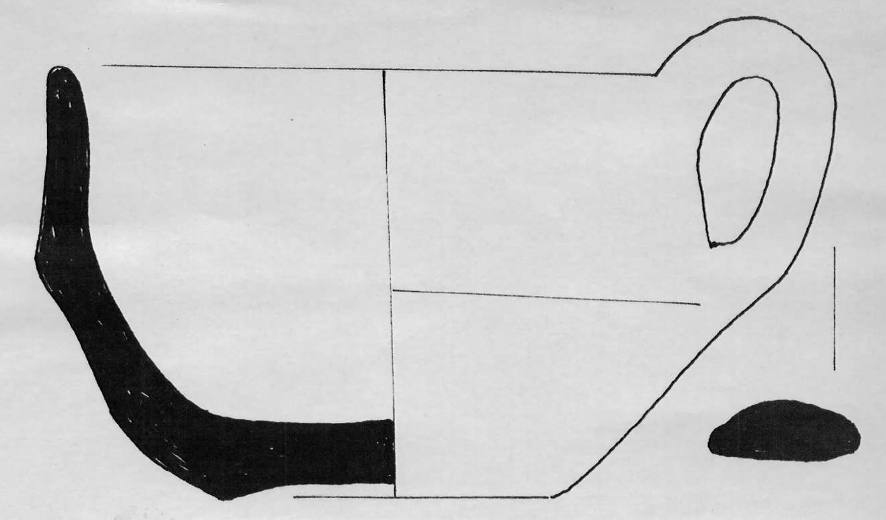 tazza - Facies Terramara (Età del bronzo)