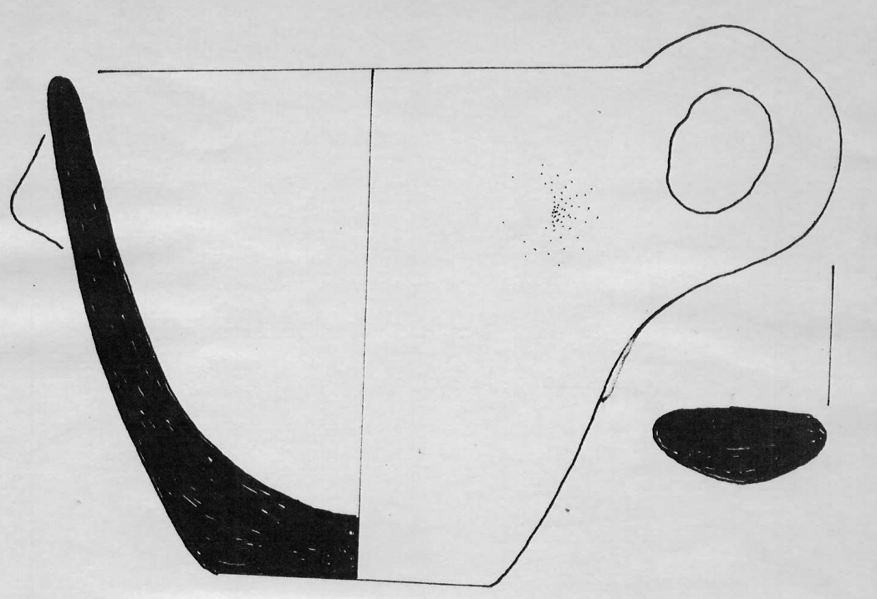 tazza - Facies Terramara (Età del bronzo)