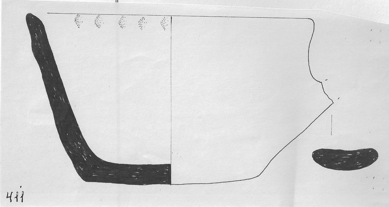 tazza - Facies Terramara (Età del bronzo)