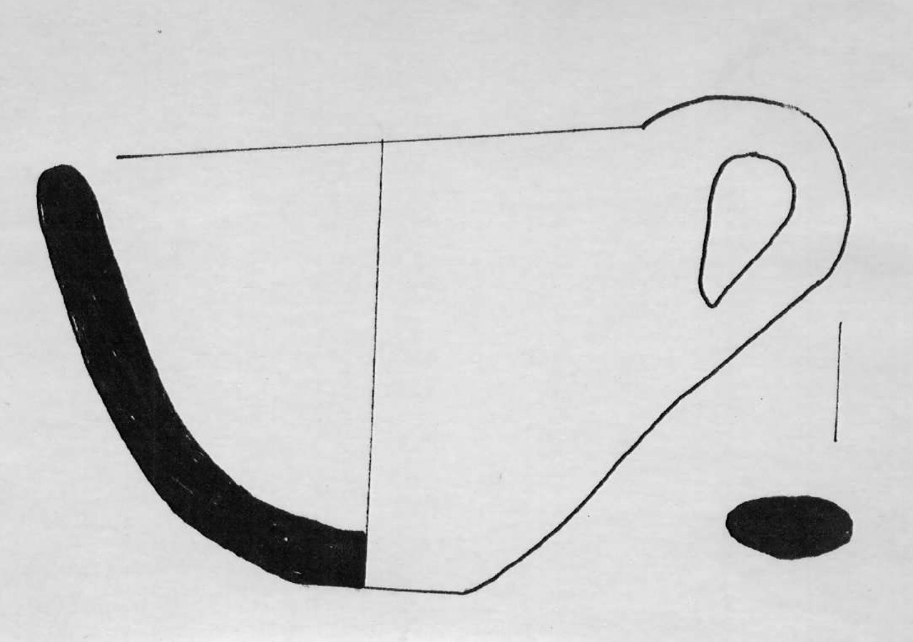 tazza - Facies Terramara (Età del bronzo)