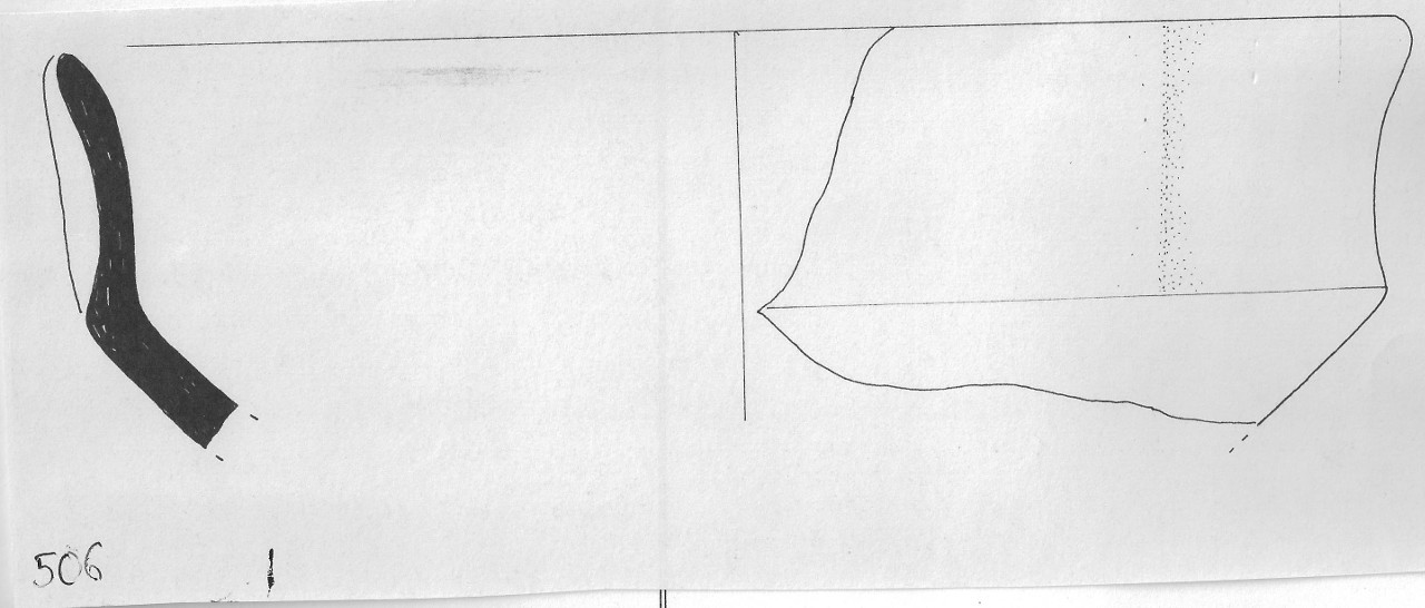 tazza - Facies Terramara (Età del bronzo)