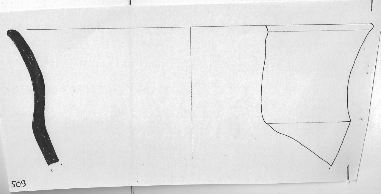 tazza - Facies Terramara (Età del bronzo)