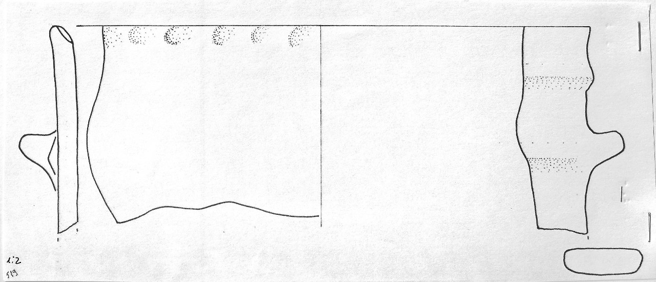 vaso - Facies Terramara (Età del bronzo)