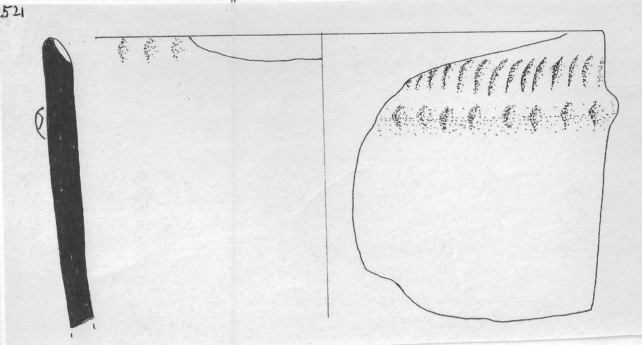 vaso - Facies Terramara (Età del bronzo)