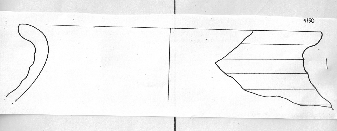 vaso/ biconico - Facies Terramaricola (Età del Bronzo medio)