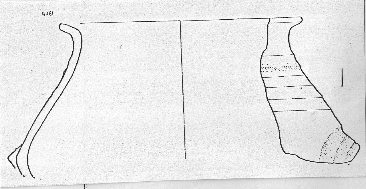 vaso/ biconico - Facies Terramaricola (Età del Bronzo medio)