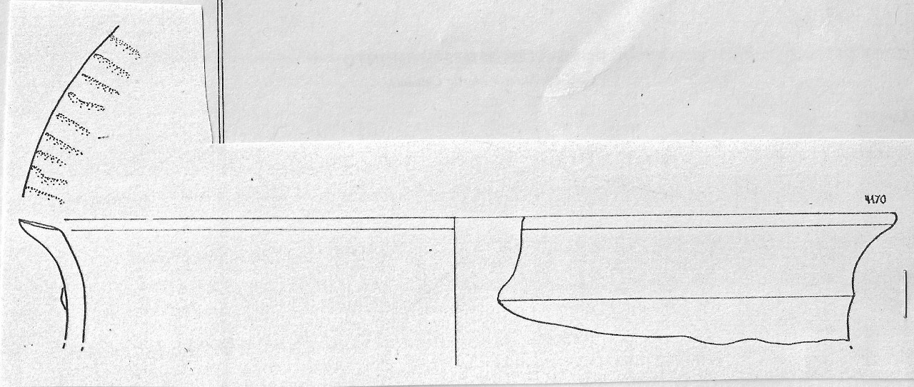 vaso/ bocca - Facies Terramaricola (Età del Bronzo medio)