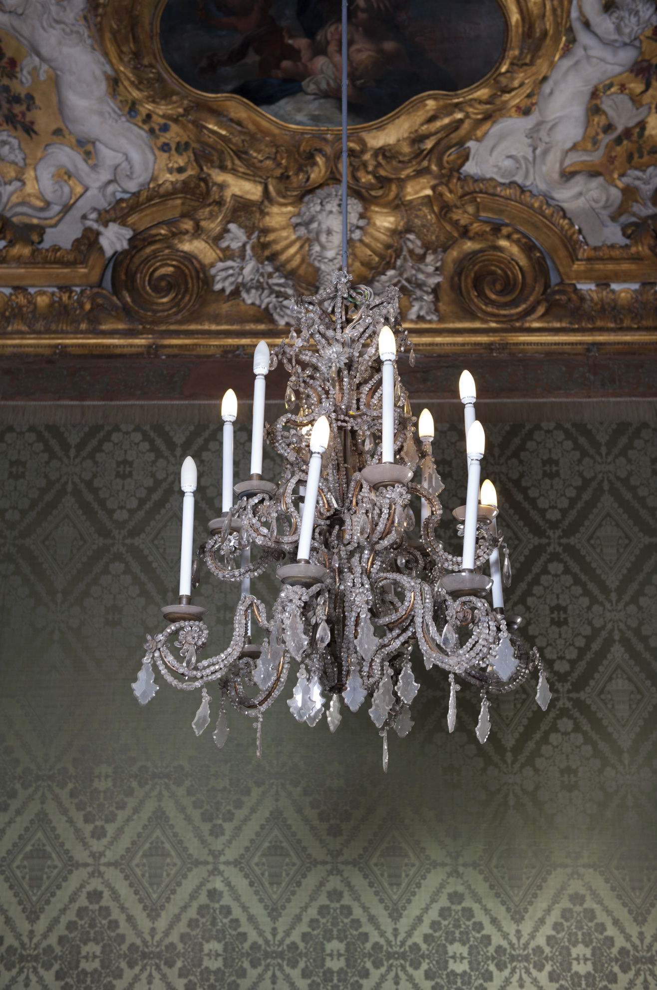 lampadario, opera isolata - manifattura Italia settentrionale (seconda metà sec. XIX)