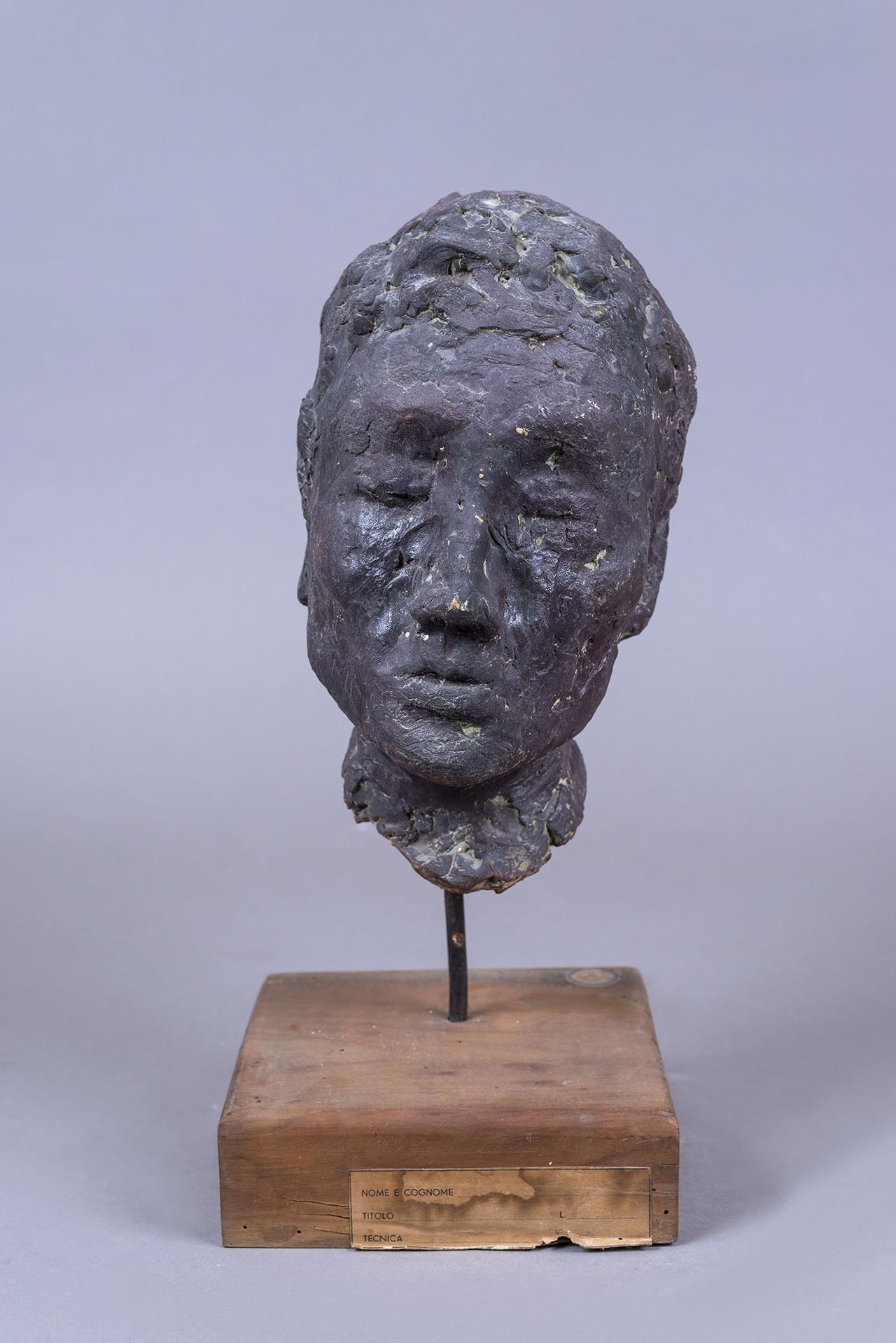 Ritratto di Umberto, Ritratto di uomo (Scultura, opera isolata) di Passa, Antonio (attribuito) - ambito Italia centro-meridionale (seconda metà XX)