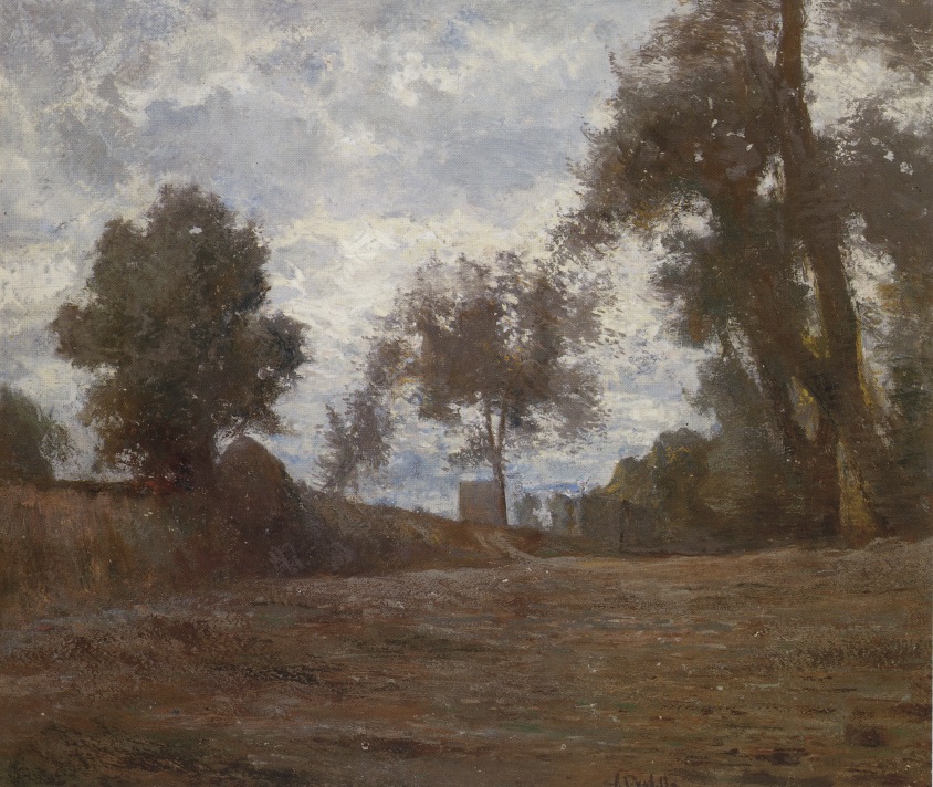 Paesaggio, Paesaggio (dipinto, opera isolata) di Pratella, Attilio (attribuito) - ambito Italia meridionale (seconda metà XX)