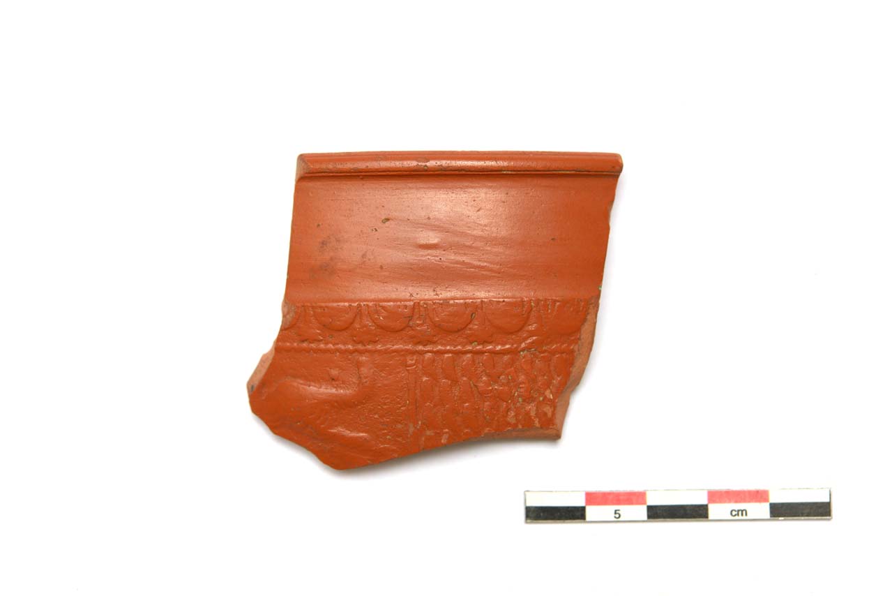 coppa/ emisferica, Dragendorff 37 - produzione romana (fine/ inizio I-II d.C)