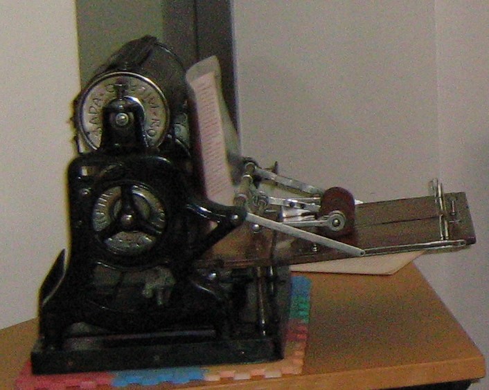 strumento da stampa (ciclostile) - ambito scolastico (secondo quarto XX secolo)