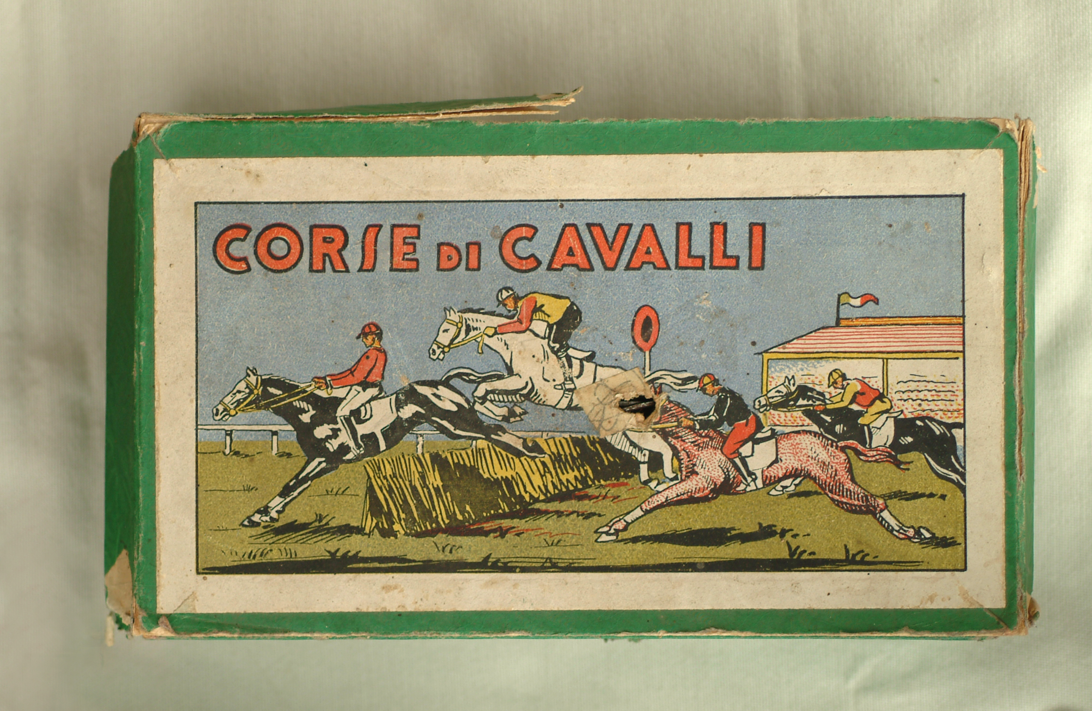 gioco in scatola, corse cavalli, Accessori ludici (anni 50 del XX secolo)