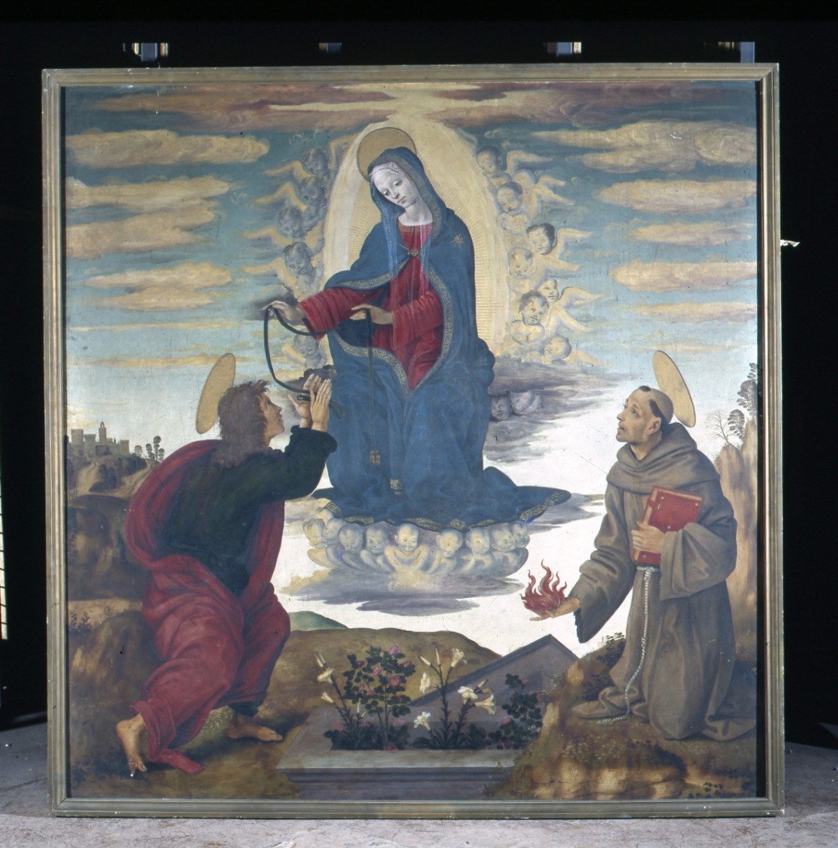Madonna della Cintola (dipinto) di Tamagni Vincenzo (prima metà sec. XVI)