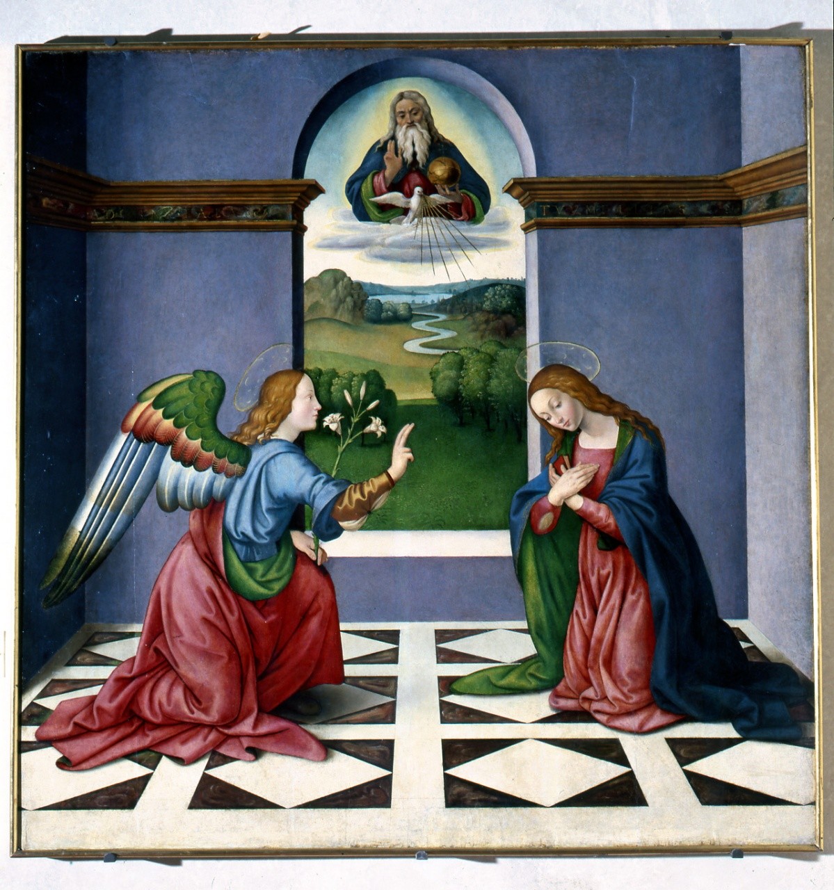 Annunciazione (dipinto) di Raffaellino del Garbo (sec. XVI)