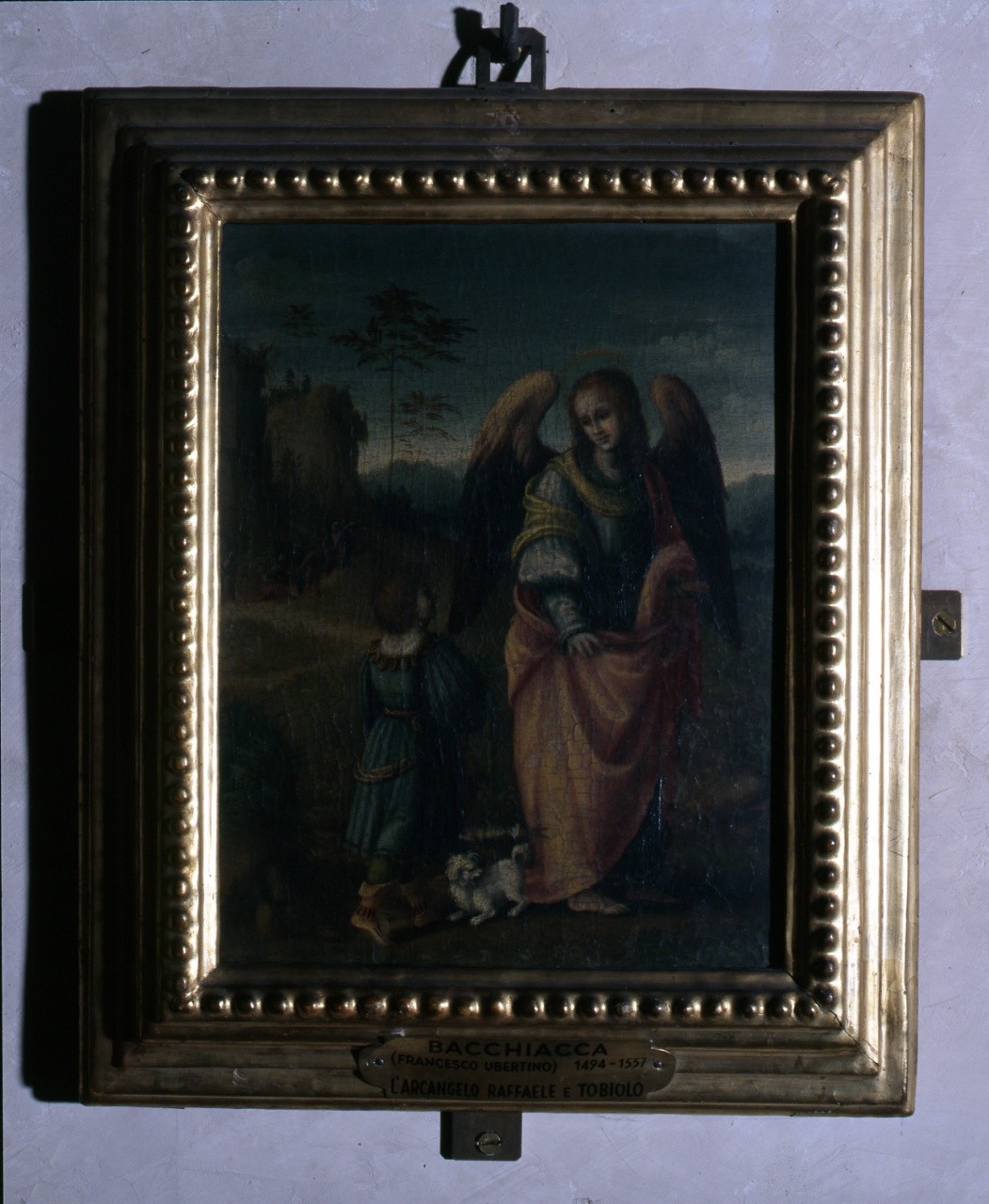 Tobia e San Raffaele arcangelo (dipinto) di Bachiacca (primo quarto sec. XVI)
