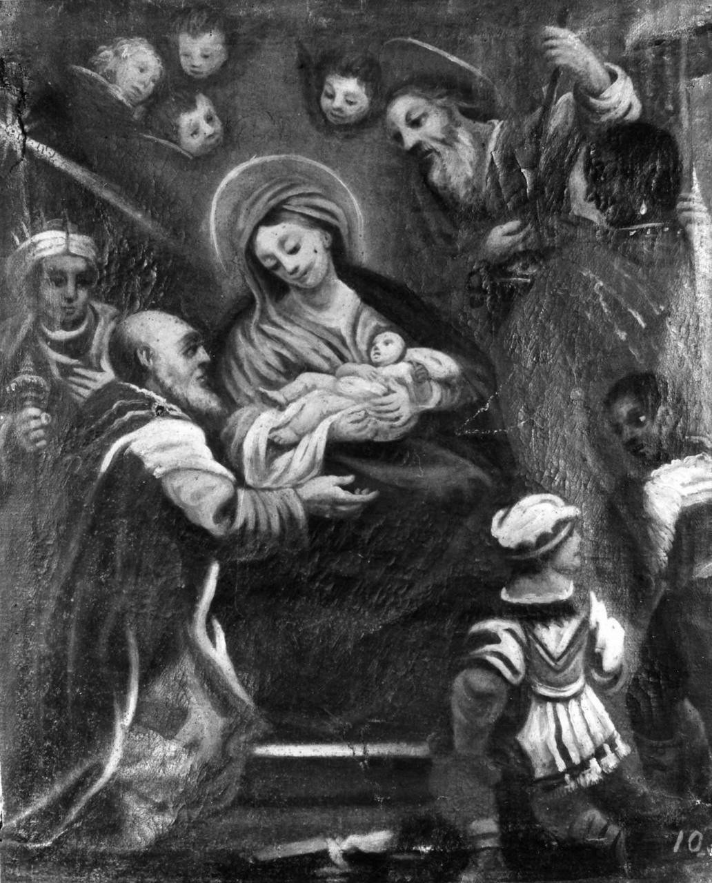 adorazione dei Re Magi (dipinto) - ambito italiano (sec. XVII)