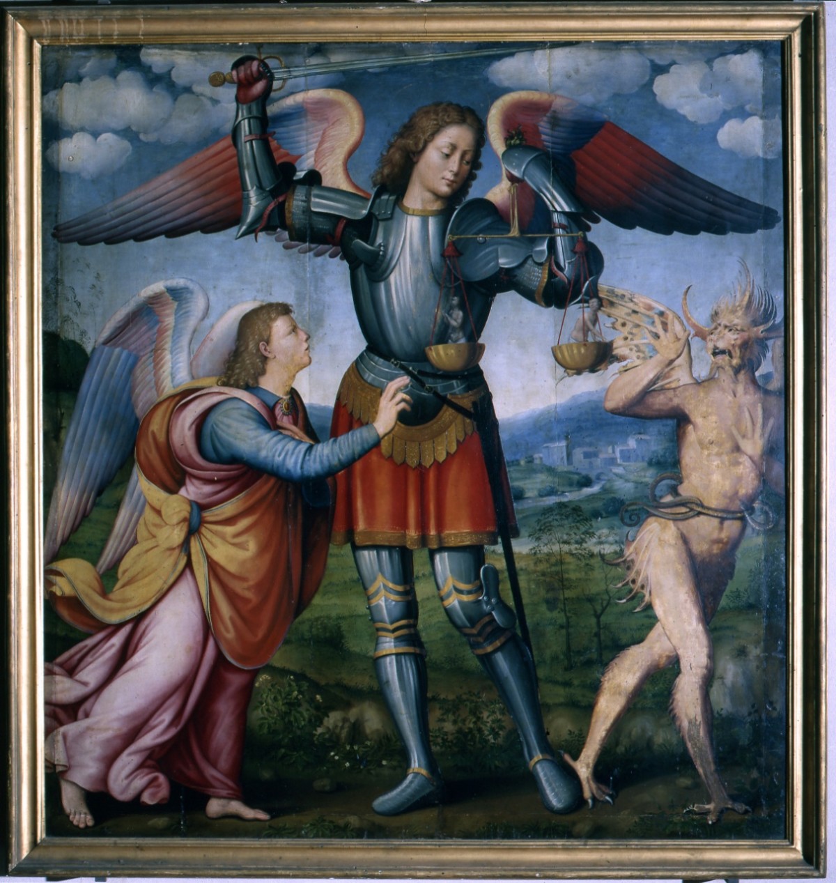 San Michele Arcangelo (dipinto) di Antonio del Ceraiolo (primo quarto sec. XVI)