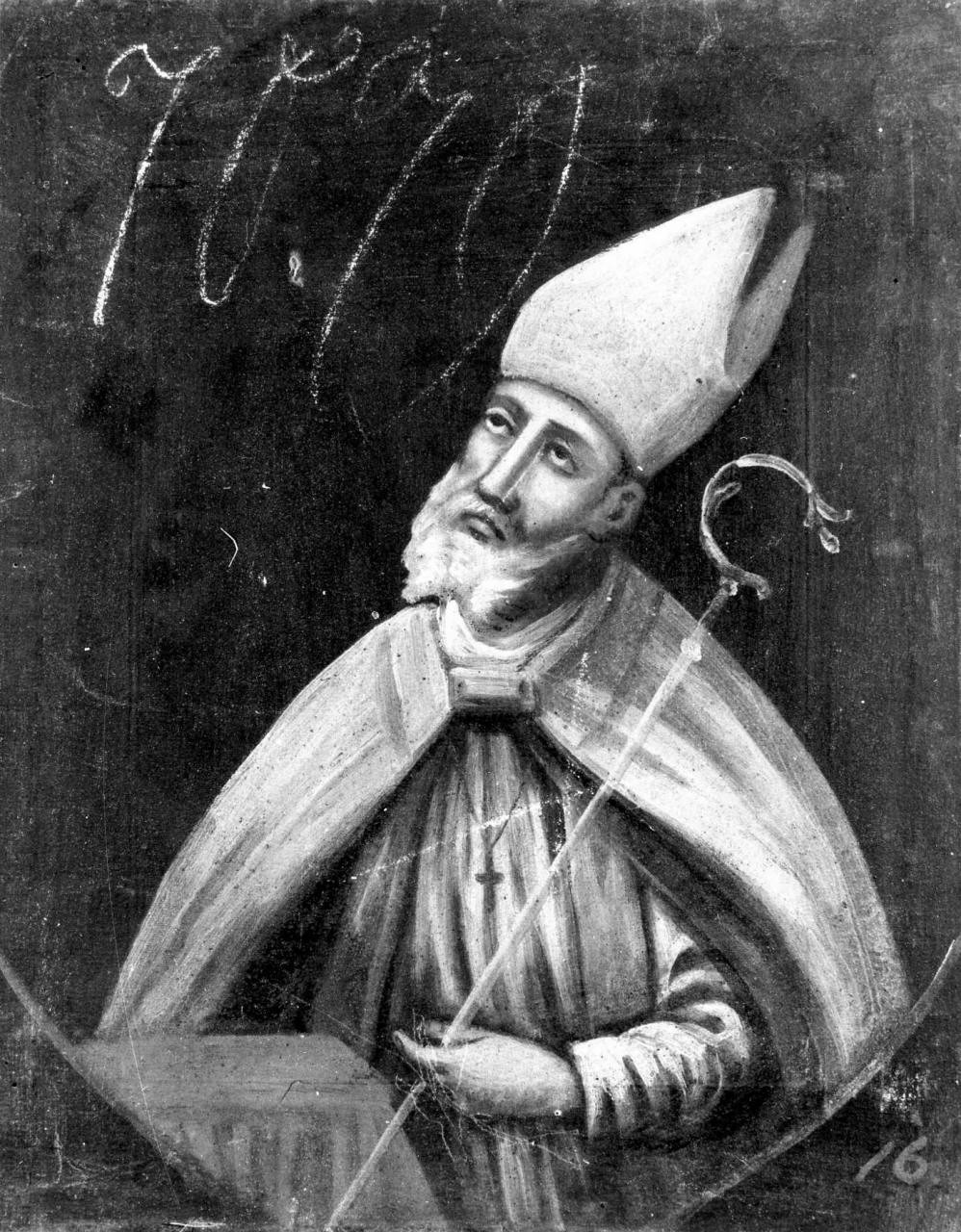 Santo vescovo (dipinto) - ambito toscano (secc. XVII/ XVIII)