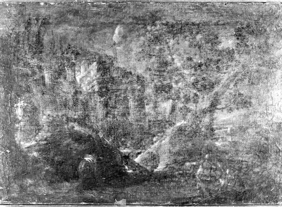 paesaggio (dipinto) - ambito italiano (sec. XVII)