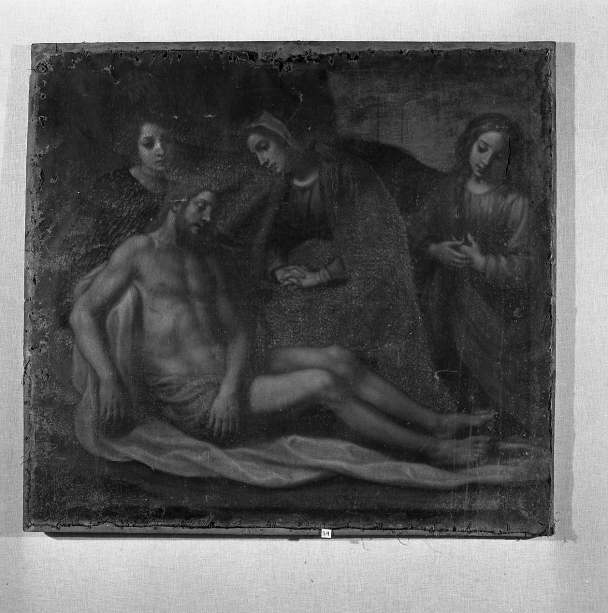 compianto sul Cristo morto (dipinto) di Curradi Francesco detto Battiloro (attribuito) (secondo quarto sec. XVII)
