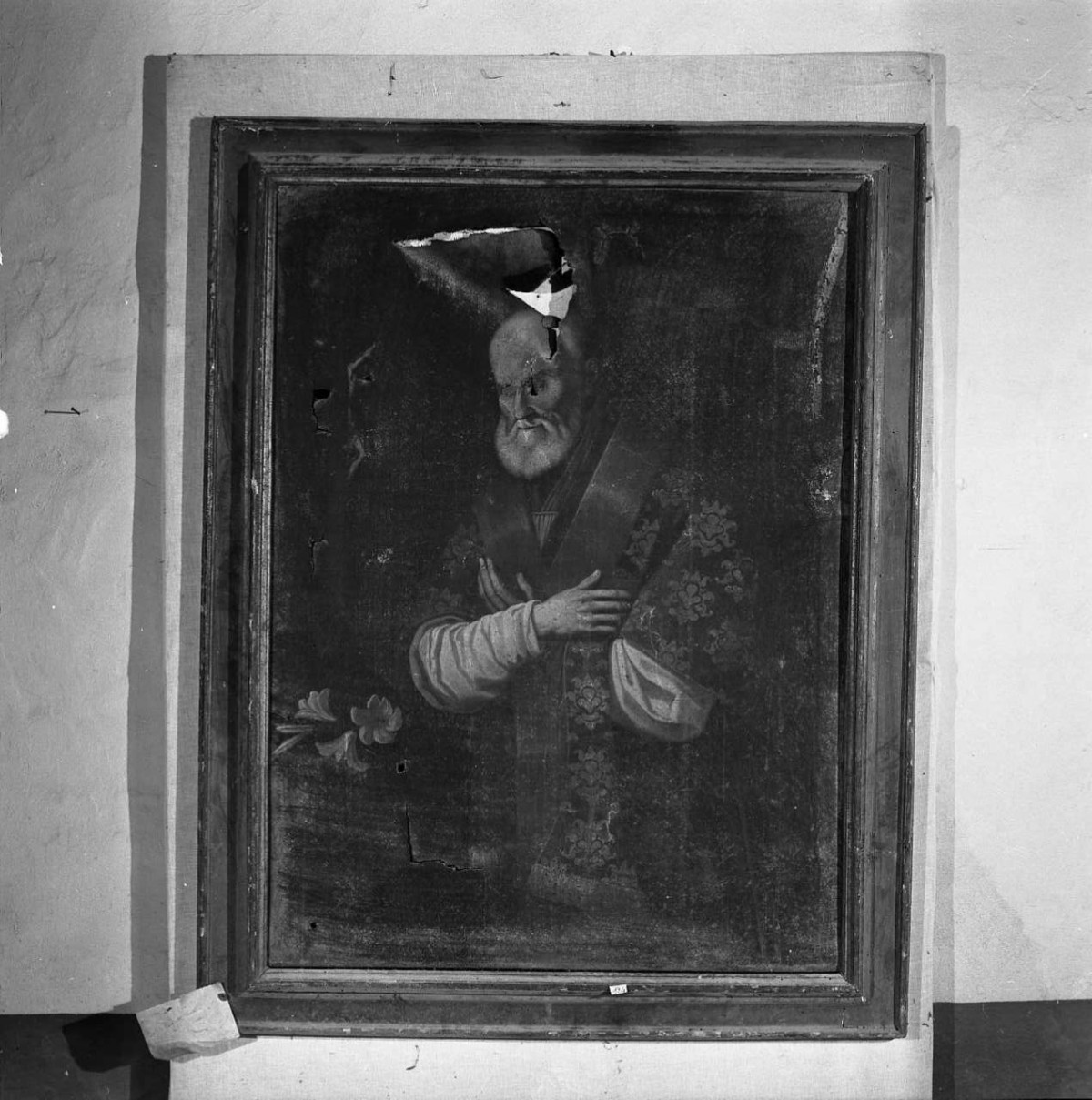 Santo (San Filippo Neri ?) (dipinto) - ambito italiano (sec. XVII)