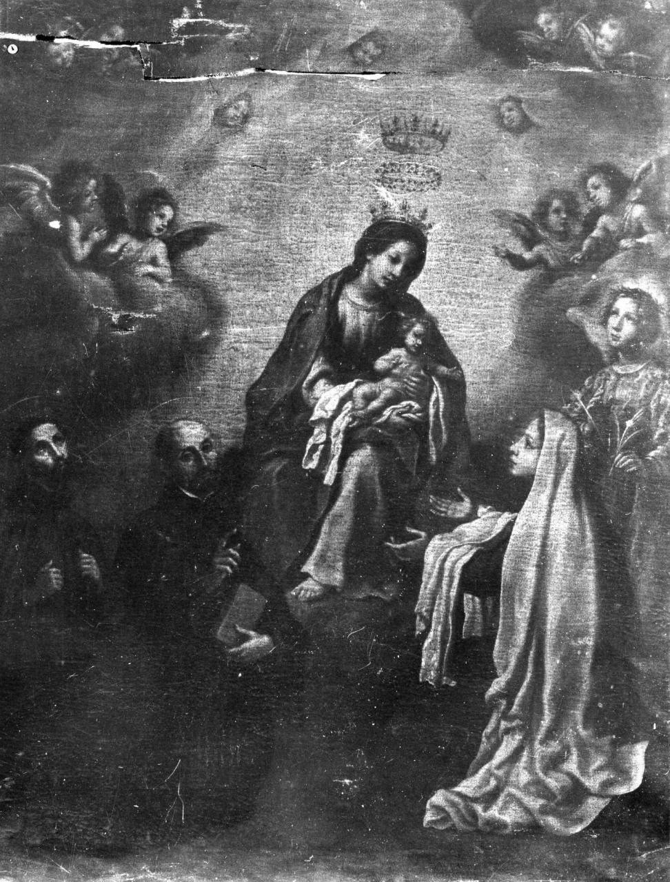 Madonna con Bambino e Santi (dipinto) - ambito fiorentino (sec. XVII)