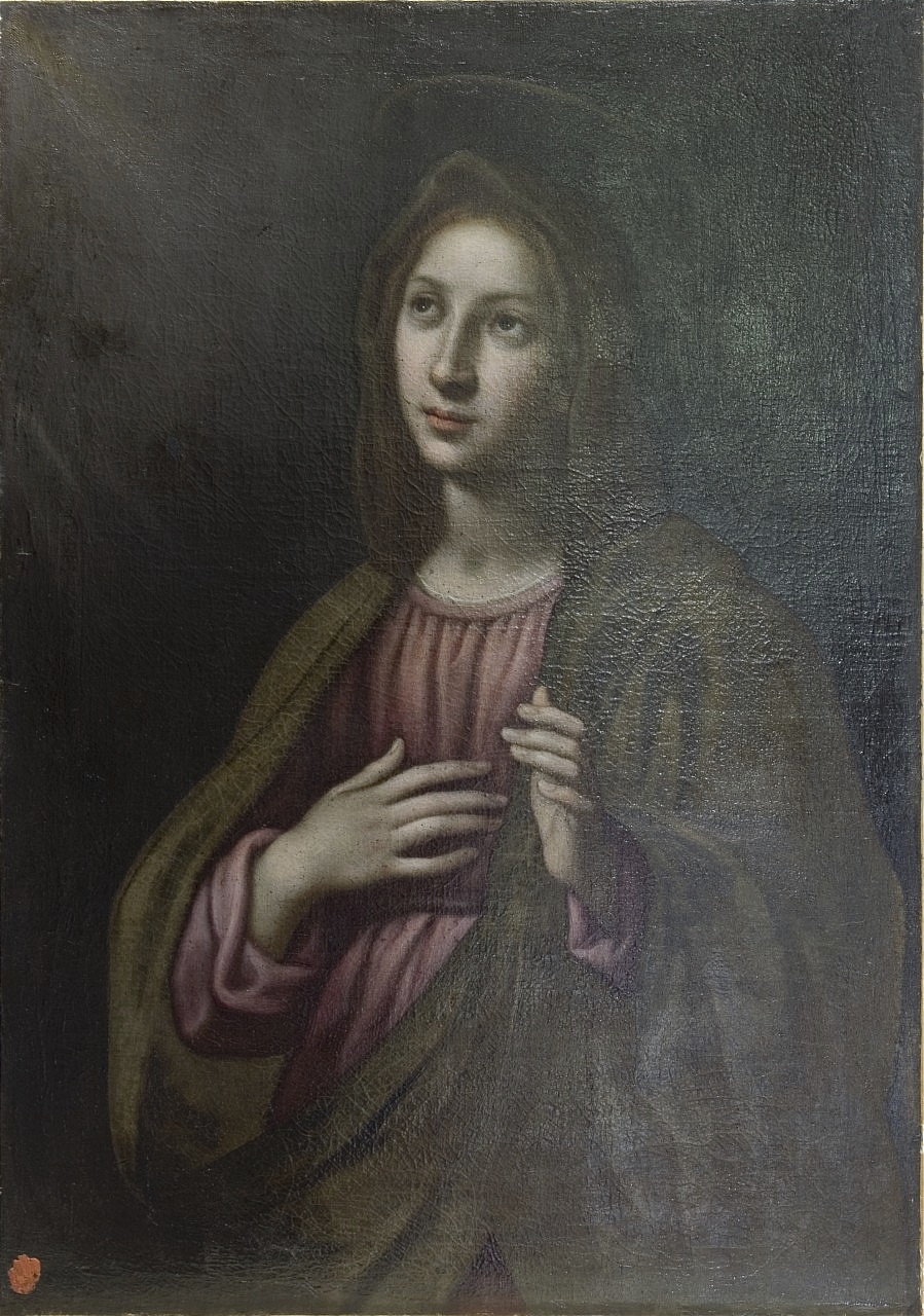 Madonna annunciata (dipinto) di Curradi Francesco (sec. XVII)
