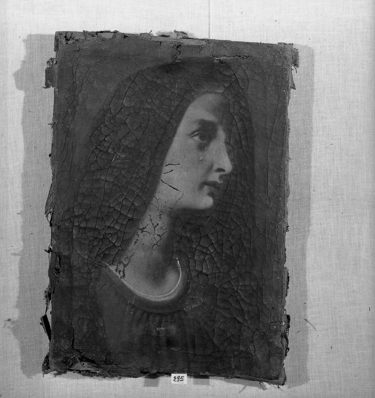 Madonna Addolorata piangente (dipinto) - ambito fiorentino (metà sec. XVII)