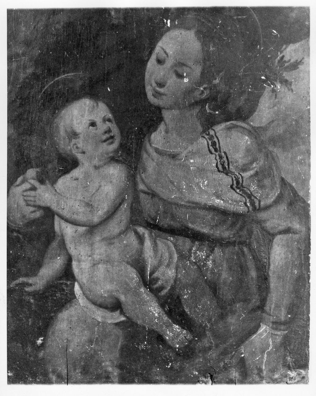 Madonna con Bambino (dipinto) di Boscoli Andrea (attribuito) (ultimo quarto sec. XVI)