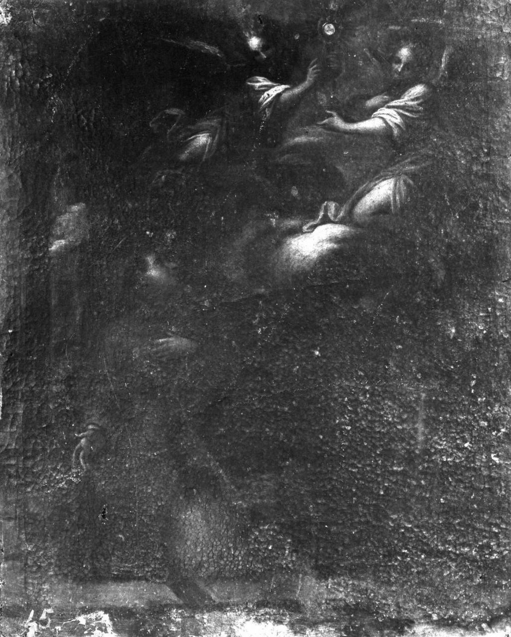 San Francesco d'Assisi in preghiera (dipinto) di Botti Francesco (cerchia) (seconda metà sec. XVII)