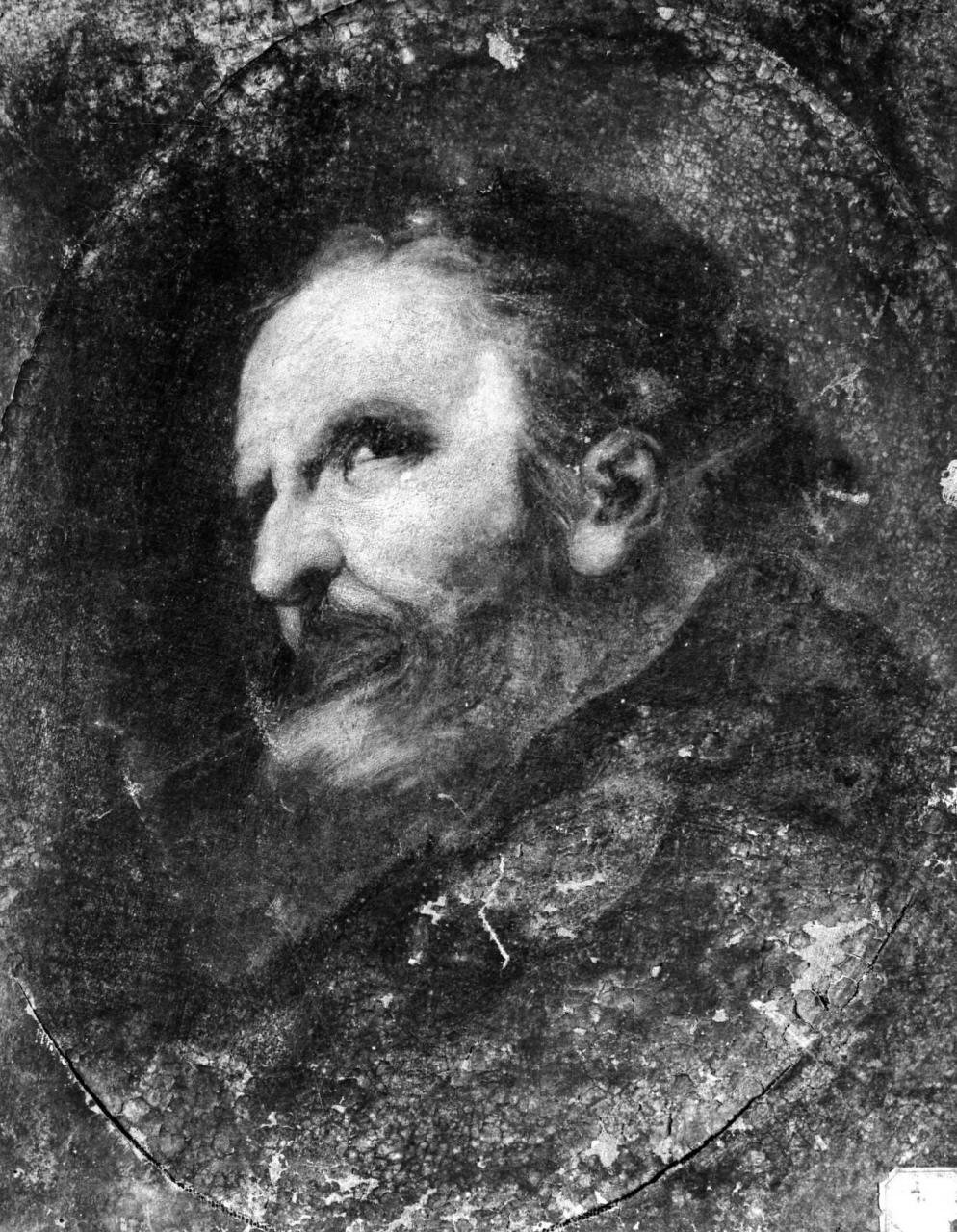 ritratto di vecchio (dipinto) - ambito emiliano (sec. XVIII)