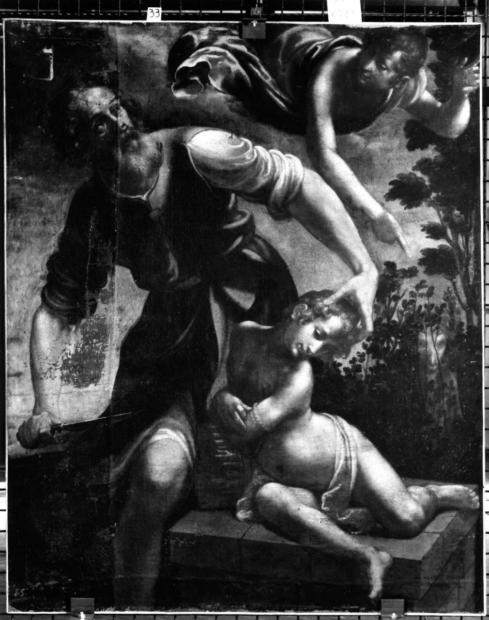 Cristo e una Santa domenicana (dipinto) di Lomi Aurelio (sec. XVII)
