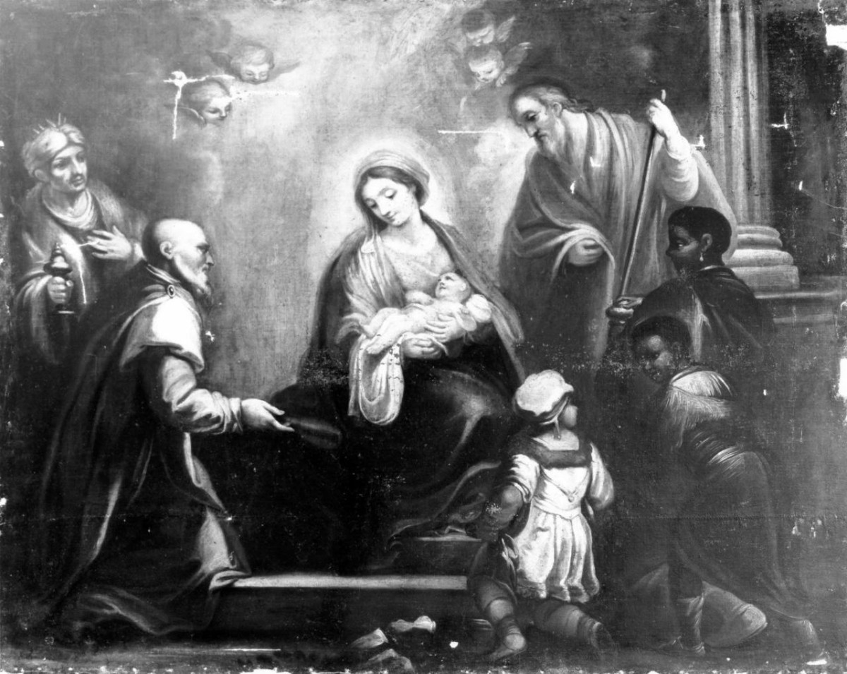 adorazione dei Re Magi (dipinto) - ambito fiorentino (sec. XVII)