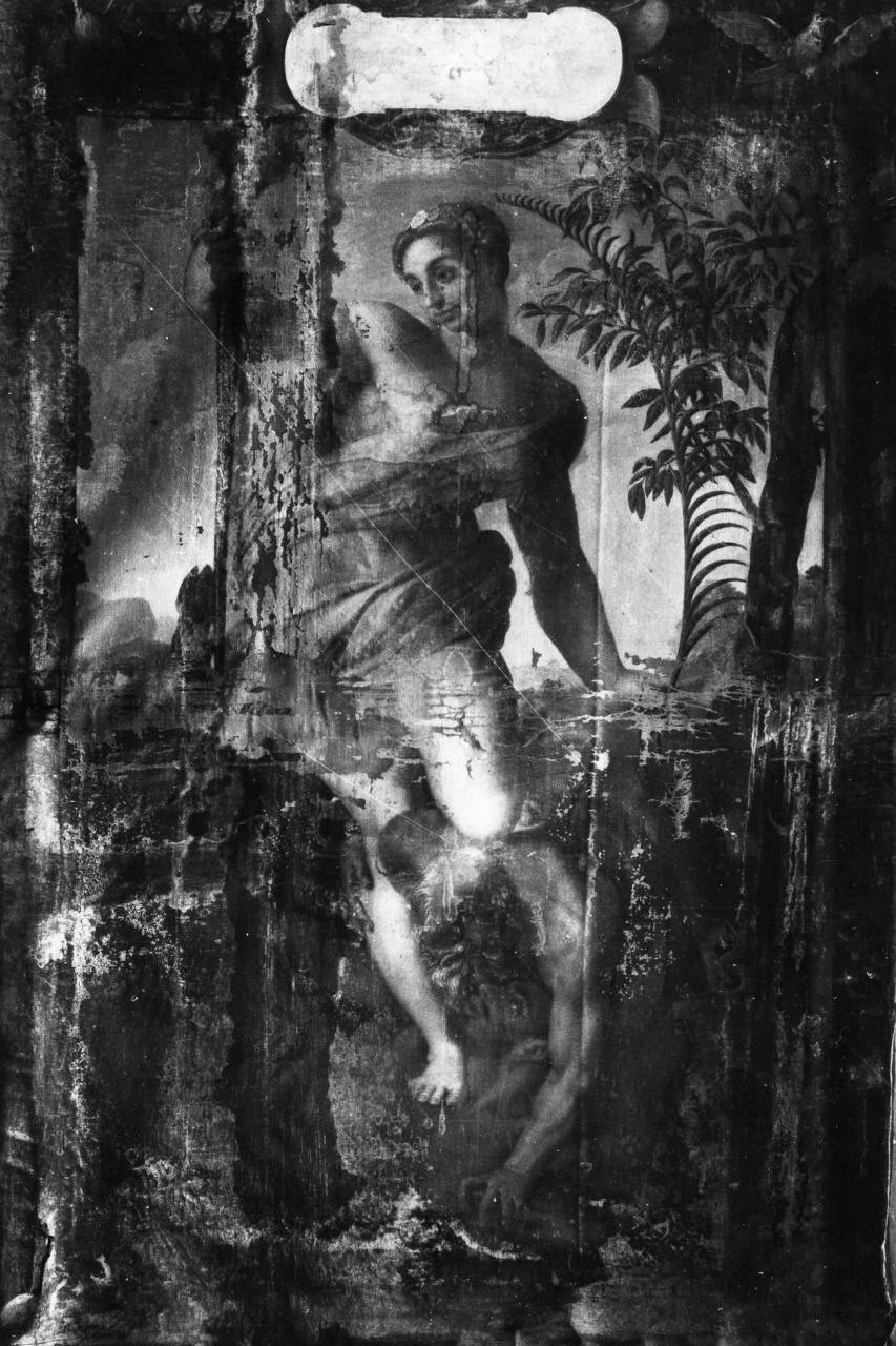 allegoria della Virtù (dipinto) di Corsi Francesco (sec. XVI)