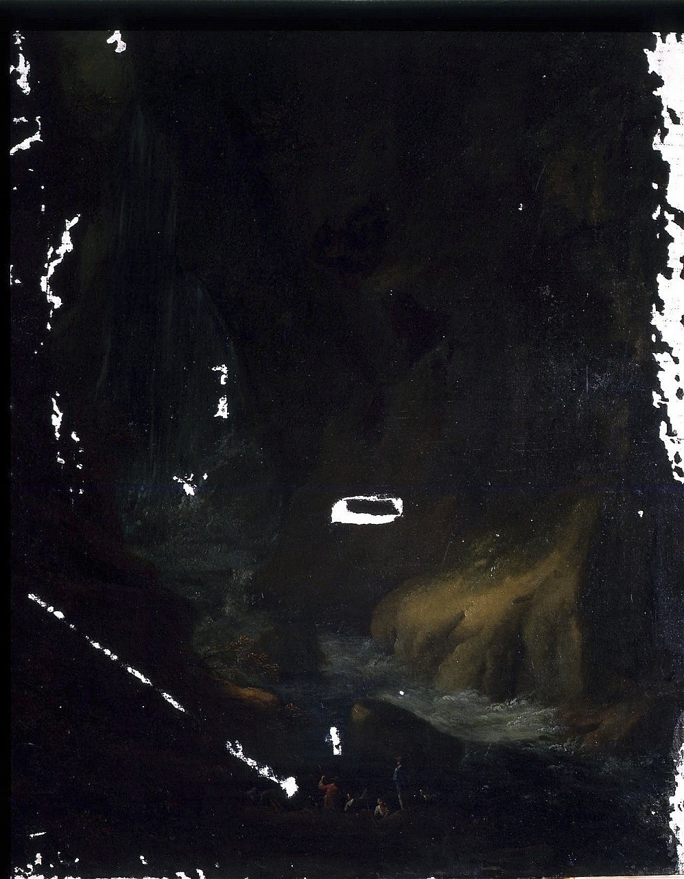 paesaggio (dipinto) - ambito fiammingo (sec. XVIII)