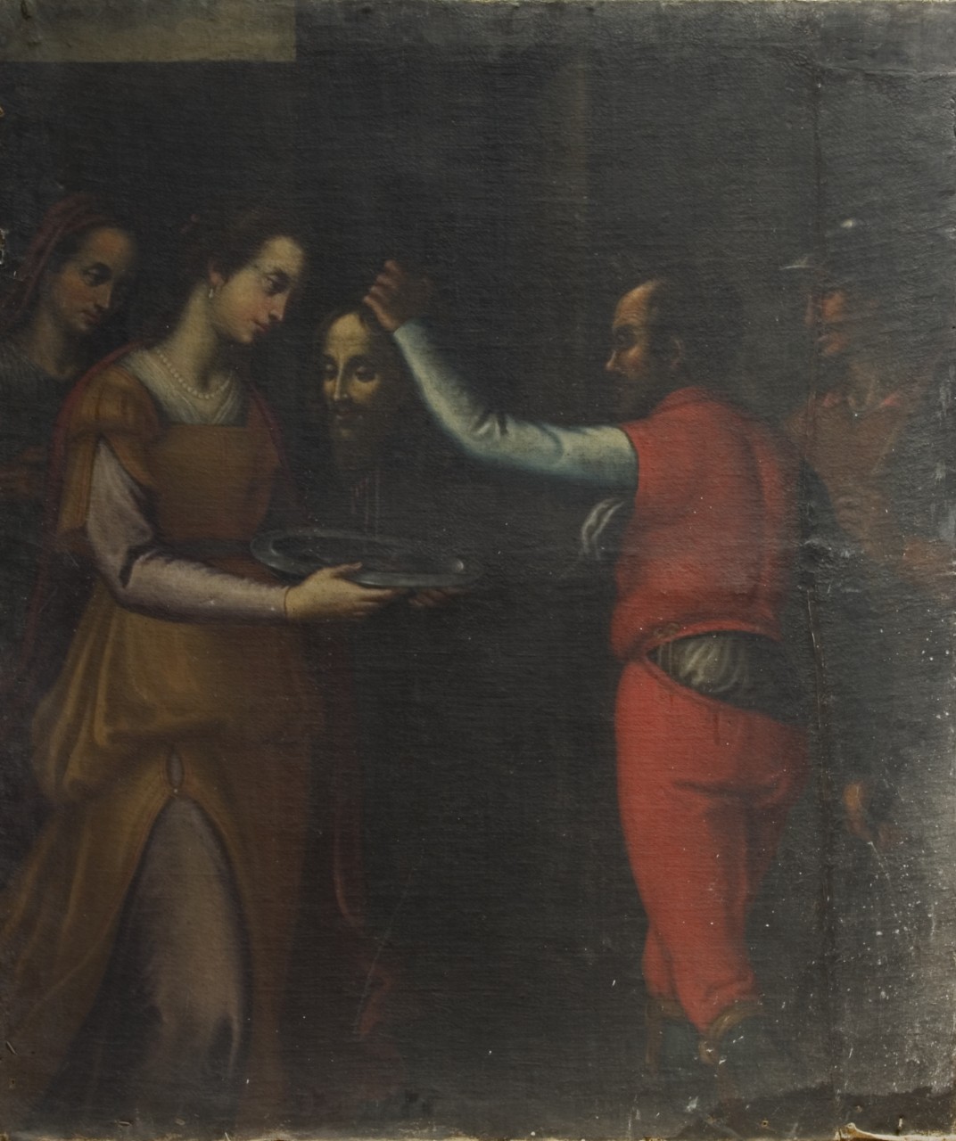 Salome riceve la testa di San Giovanni Battista (dipinto) - ambito fiorentino (fine/ inizio secc. XVI/ XVII)