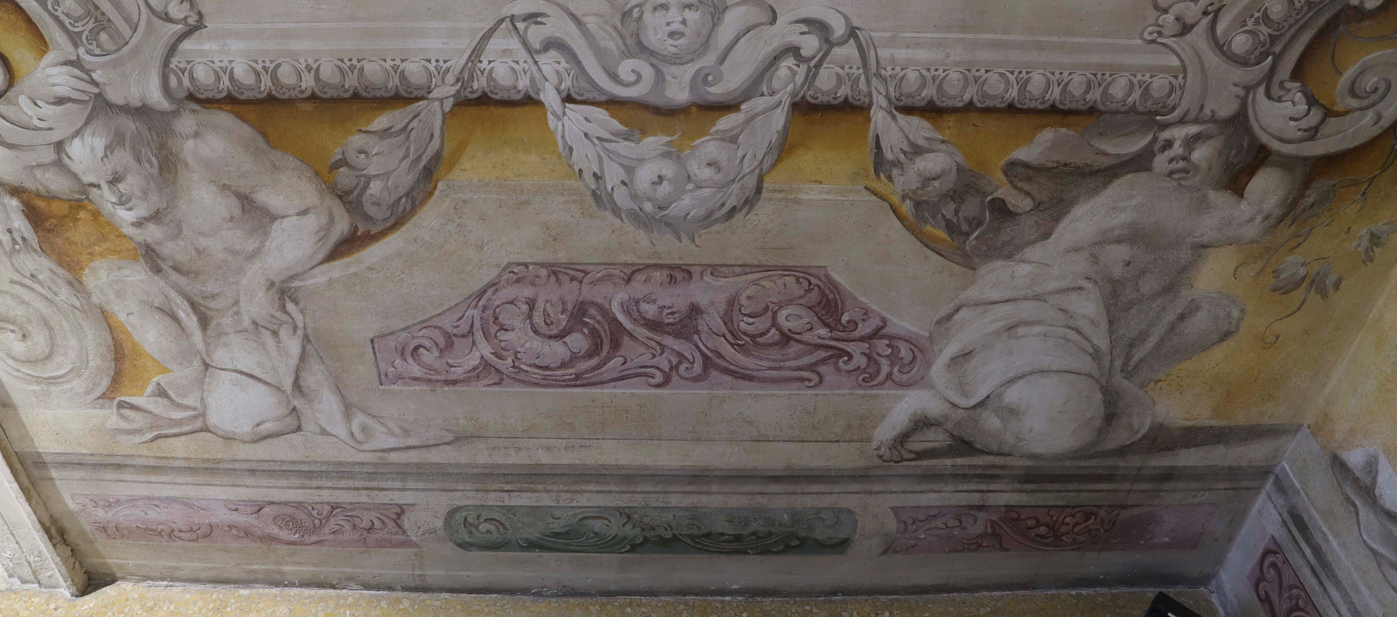 Figure reggicornice (dipinto, elemento d'insieme) di Primon, Michele (attribuito) - ambito veneto (ultimo quarto XVIII)
