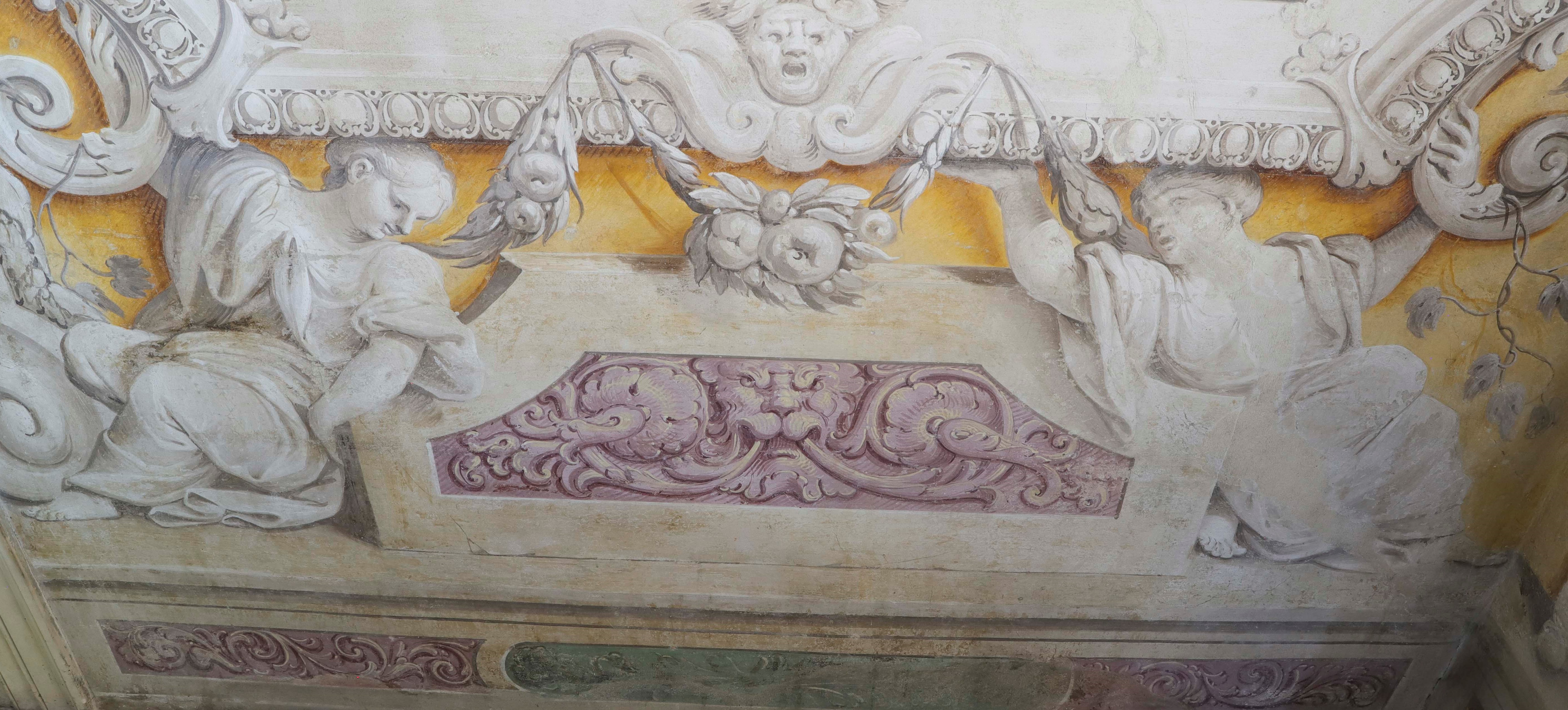 Figure monocrome (dipinto, elemento d'insieme) di Primon, Michele (attribuito) - ambito veneto (ultimo quarto XVII)