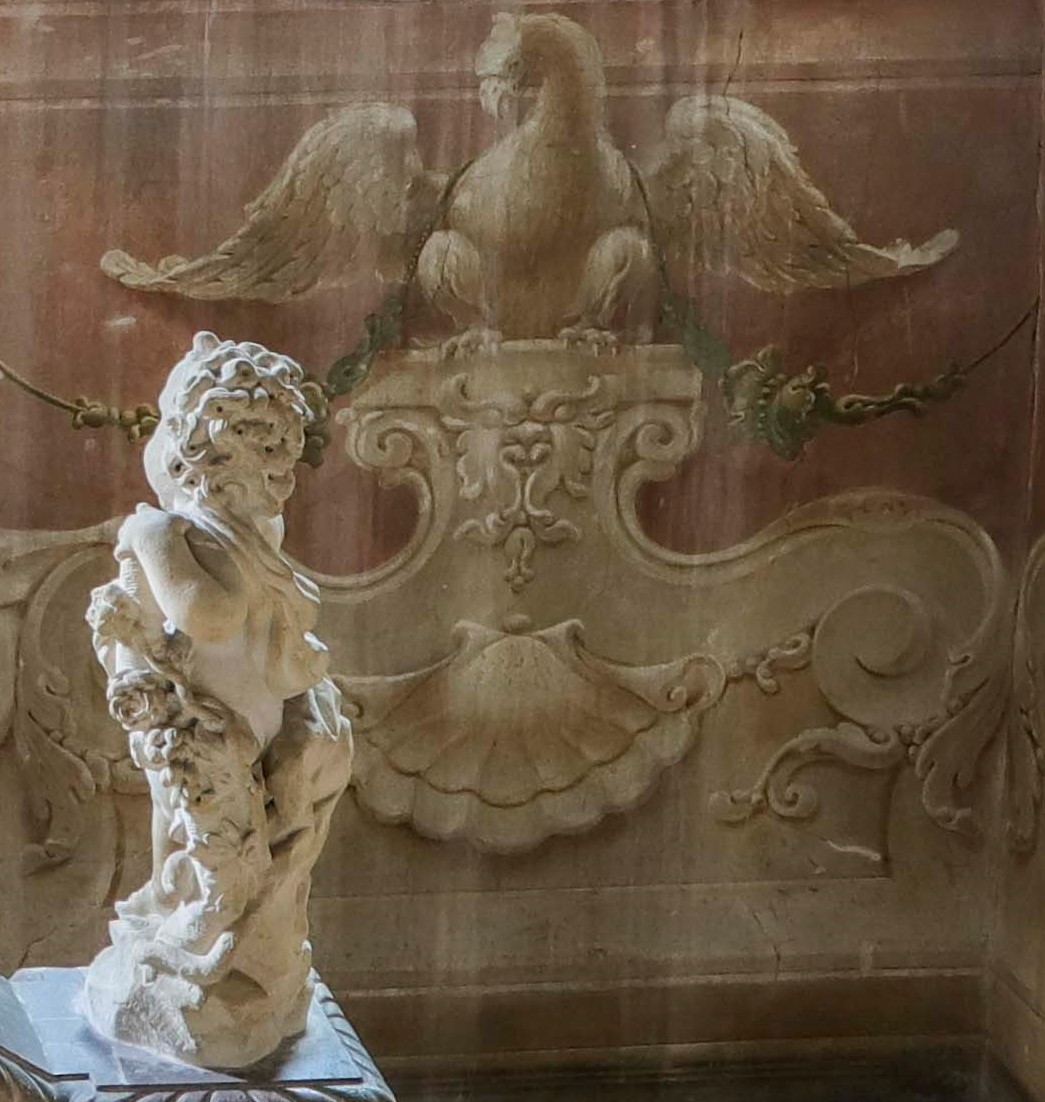 Aquila (dipinto, elemento d'insieme) di Parolini, Giacomo (attribuito), Ferrari, Antonio Felice (attribuito) - ambito emiliano (fine/ inizio XVII-XVIII)