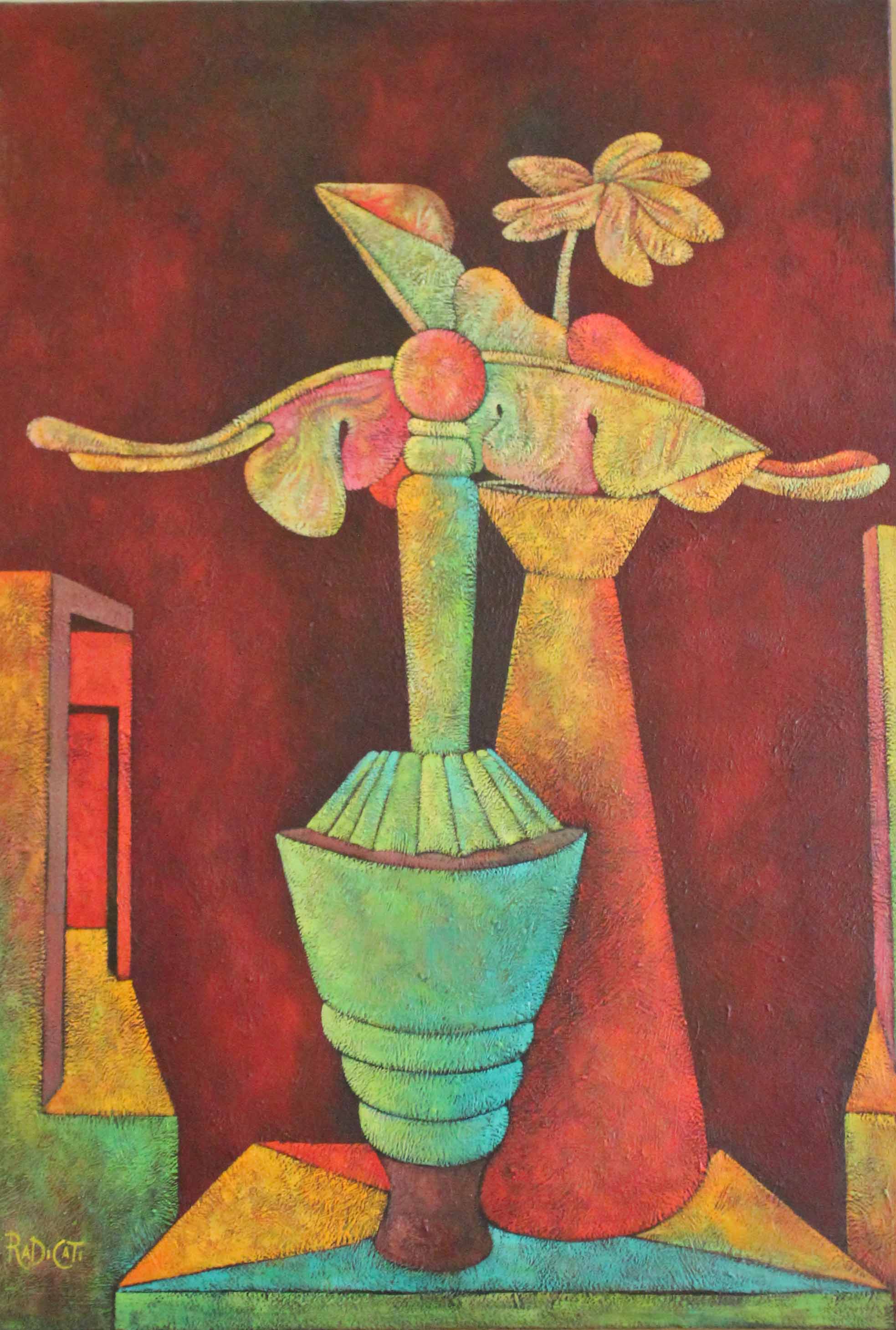 Natura morta, Natura morta (dipinto, opera isolata) di Radicati (attribuito) - ambito toscano (XX)