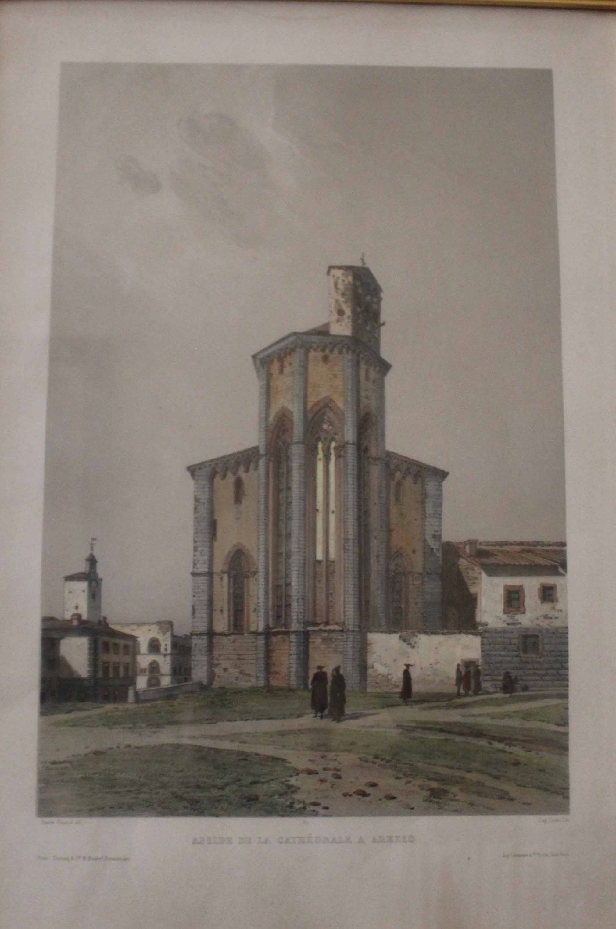 Veduta della Cattedrale di San Donato, Stampa (stampa, elemento d'insieme) di Del Durand, Andrè (attribuito) - ambito francese (XX)