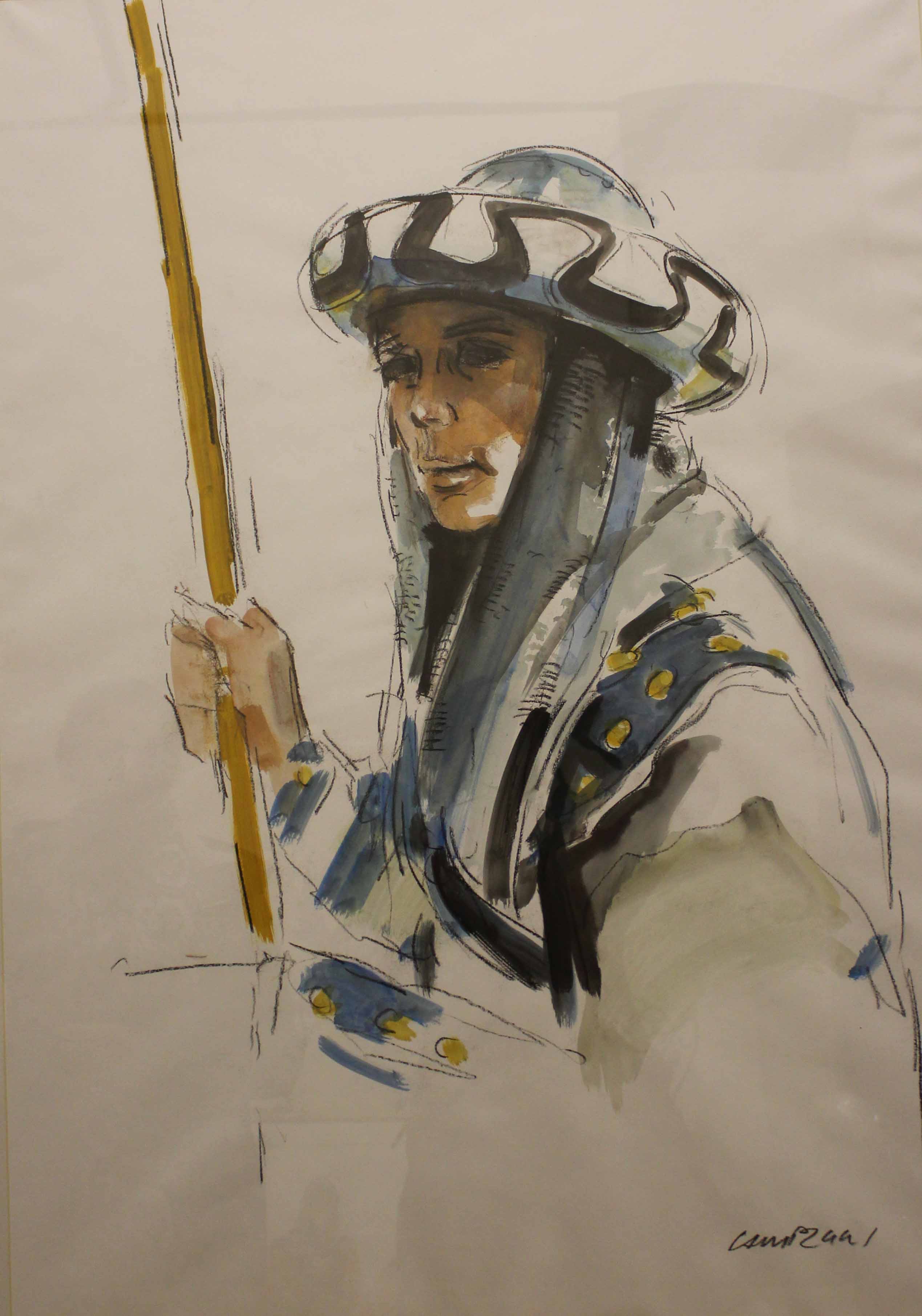 Fante, Fante (dipinto, serie) di Campeggi, Silvano (attribuito) - ambito toscano (XXI)