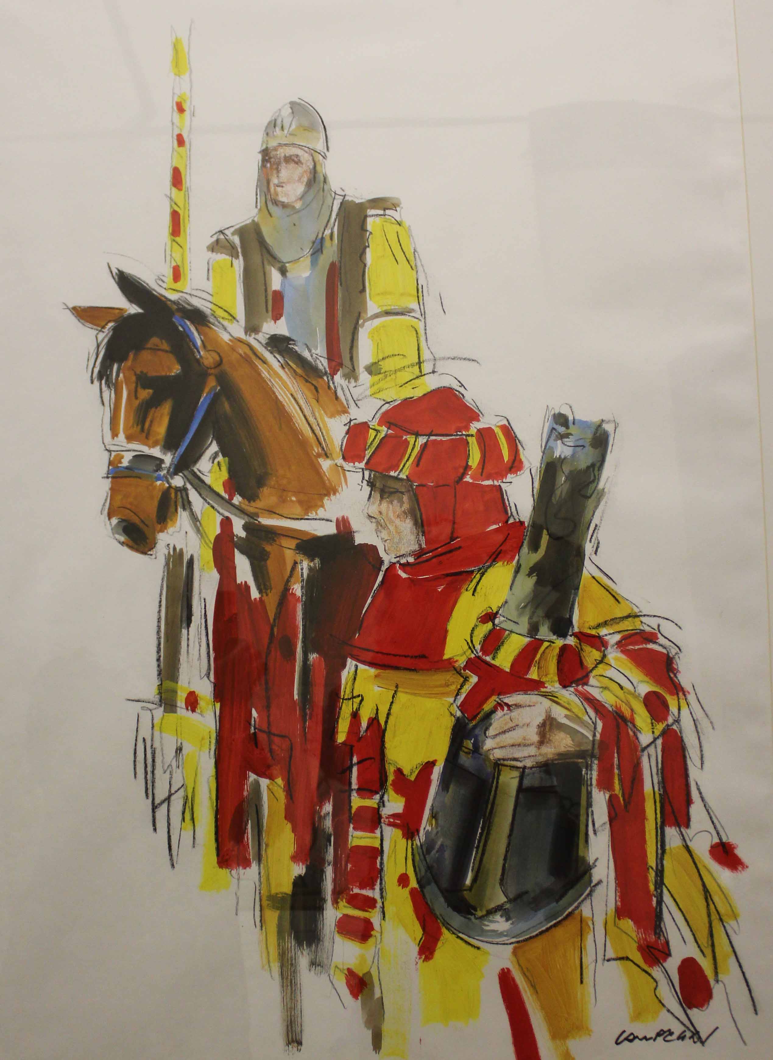 dipinto, serie di Campeggi, Silvano (attribuito) - ambito toscano (XXI)