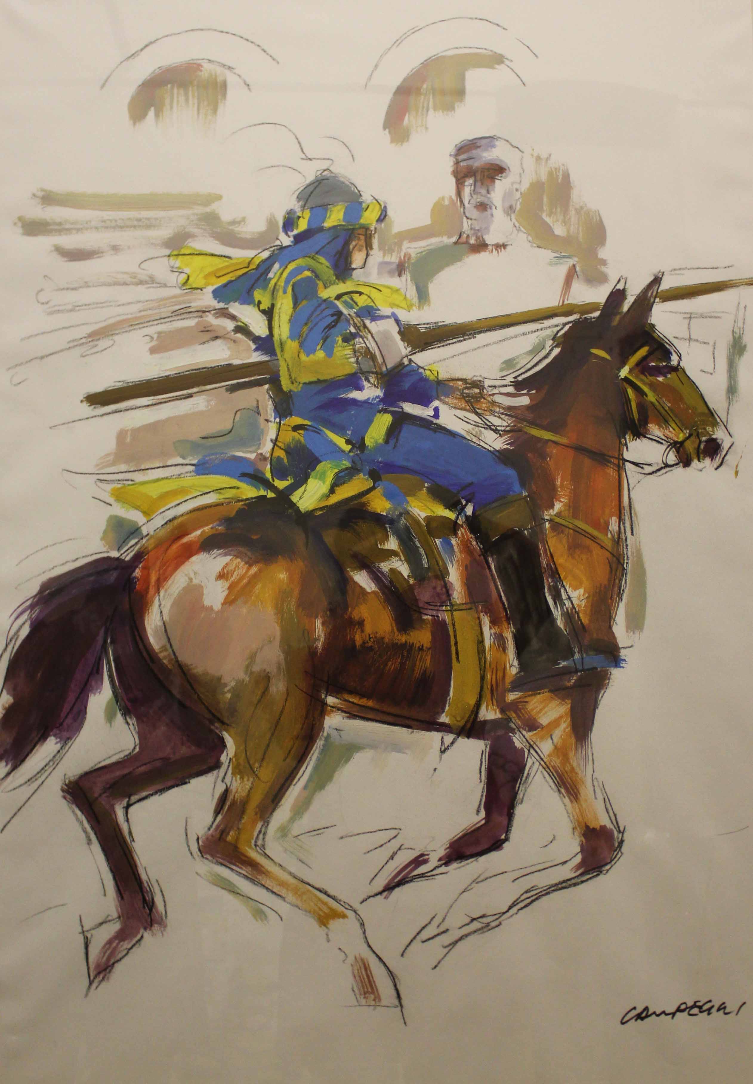 dipinto, serie di Campeggi, Silvano (attribuito) - ambito toscano (XXI)