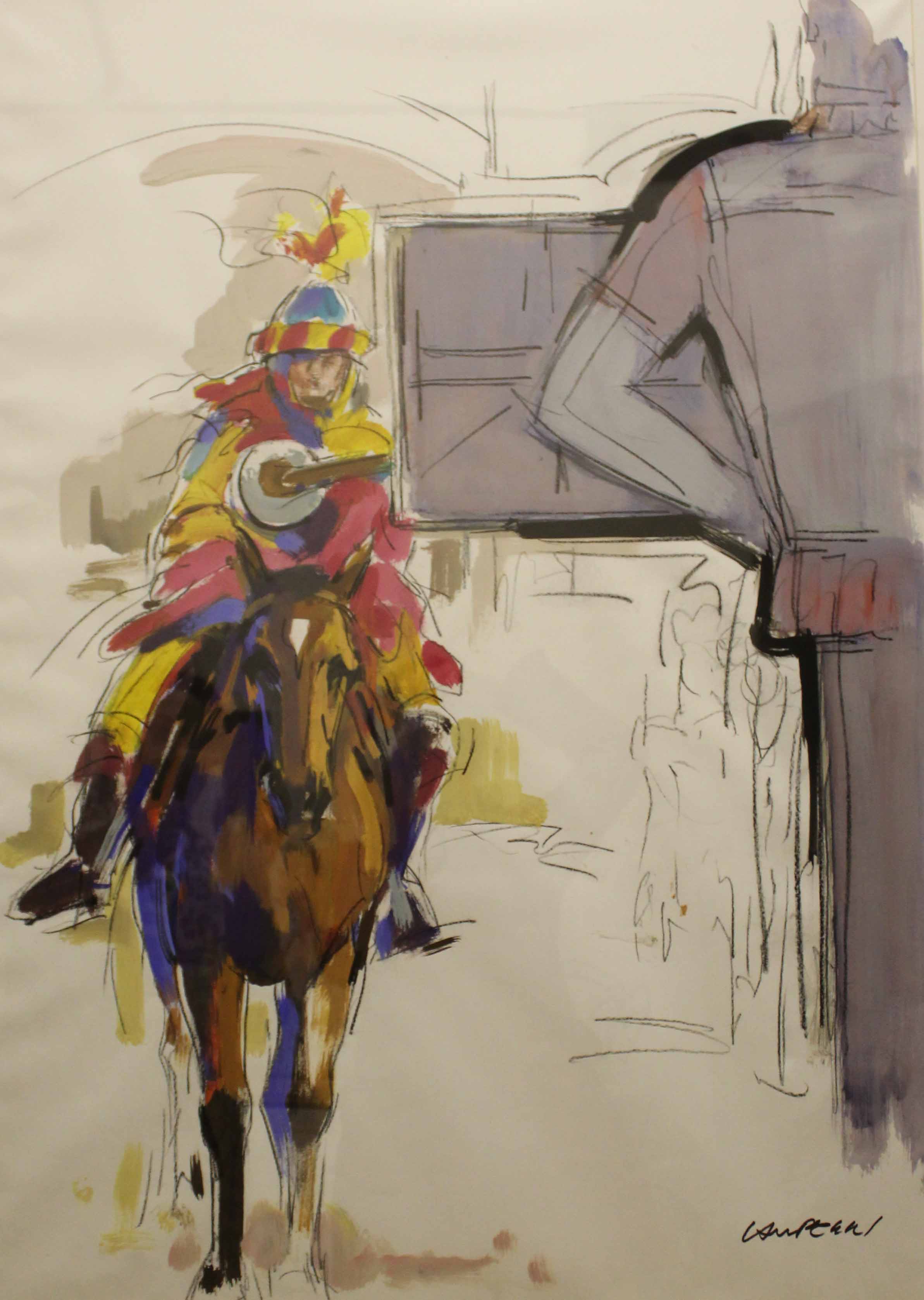 Cavaliere di porta del Foro, Cavaliere di porta del Foro (dipinto, serie) di Campeggi, Silvano (attribuito) - ambito toscano (XXI)