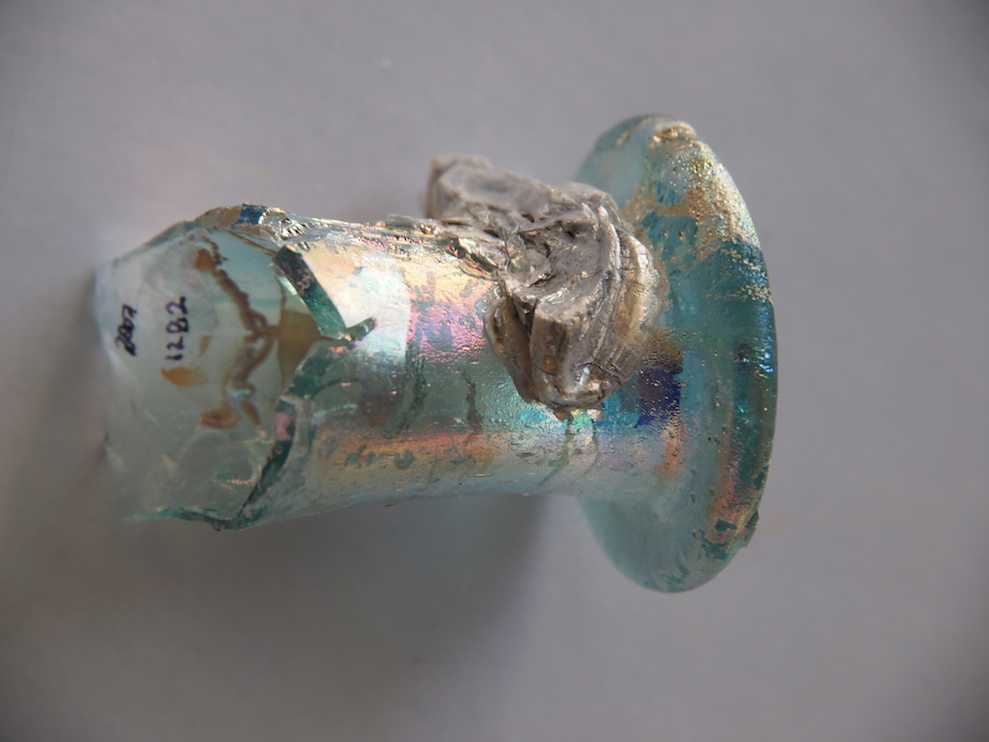 BOTTIGLIA/ orlo, Isings 50 - ambito romano imperiale (seconda metà sec. II d.C)