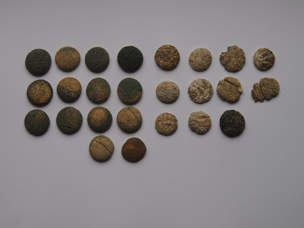 PEDINA DA GIOCO/ set - ambito romano imperiale (seconda metà sec. II d.C)