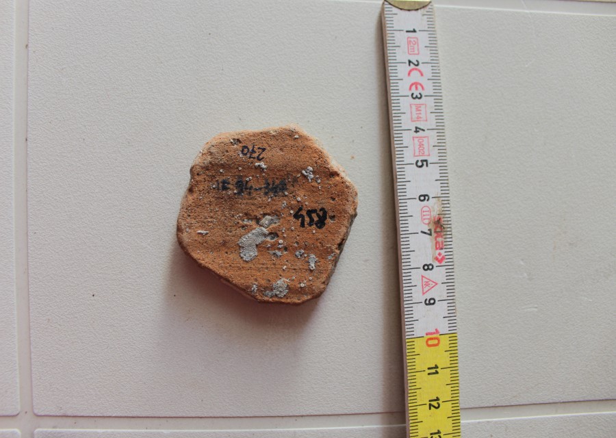 ANFORA/ tappo - ambito romano imperiale (seconda metà sec. II d.C)